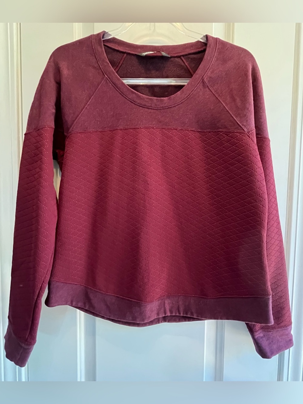 🌟The North Face Recover
Up Burgundy Quilted Crewneck
Sweatshirt SZ M🌟